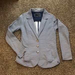Hurley Navy Striped Blazer